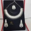 Diamond cut Indian necklace set